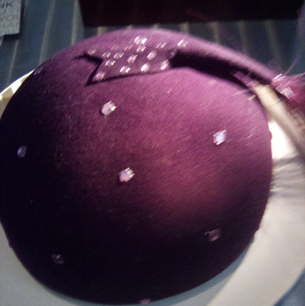Kurt Jr By Tom Hann Vintage Plum-ish Woman's Hat (small)